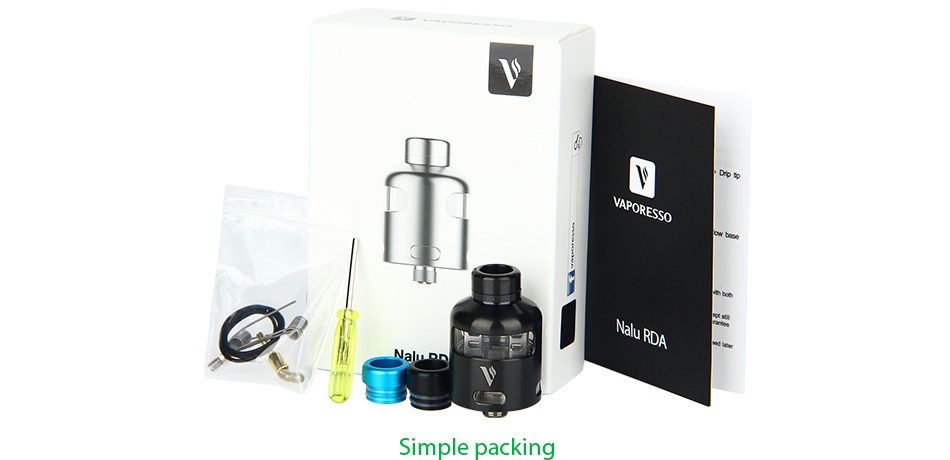 Vaporesso Nalu RDA Tank y T Simple packing