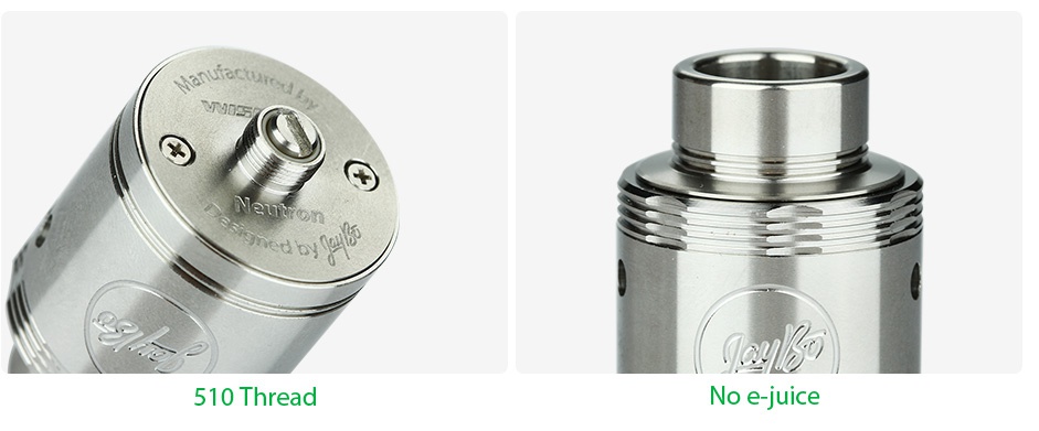 WISMEC Neutron RDA Atomizer 510 Thread No e juice