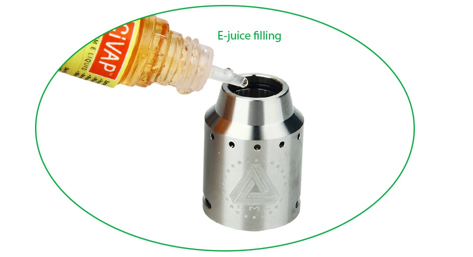 IJOY Limitless 24 RDA Atomizer E juice filling