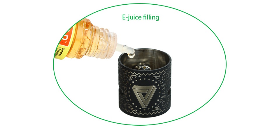 Limitless RDA Atomizer Made in the USA E juice filling