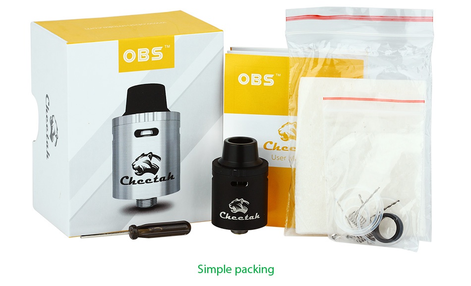 OBS Cheetah RDA Tank  Bs  Bs a Simple packi g