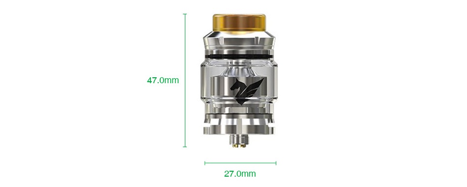 WISMEC Bellerophon RTA 4ml 47 0mm 27 0mm