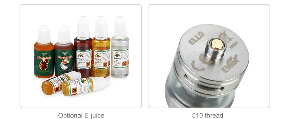 Eleaf iStick Pico 21700 100W with Ello TC Kit    Optional E juice 510 thread