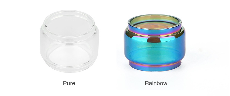 Pyrex Glass Tube for Eleaf ELLO Duro 6.5ml/4ml/2ml Pure Rainbow