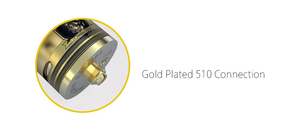 IJOY COMBO RDA Gold Plated 510 Connection