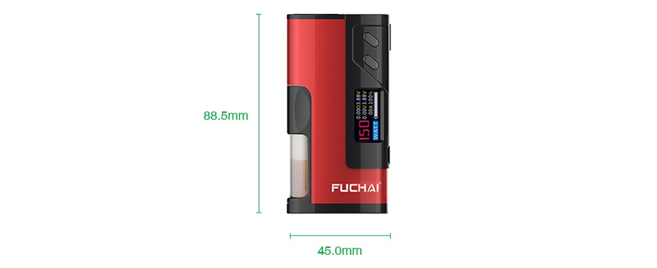 Fuchai Squonk 213 150W 21700 VW MOD FUCHAI FUCHAI FUCHAI FUCHAl Yellow Blue Red Black