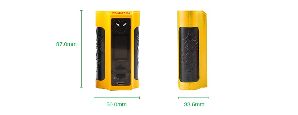 Fuchai MT-V 220W TC Box MOD 87 0mm 50 omm 33 5mm