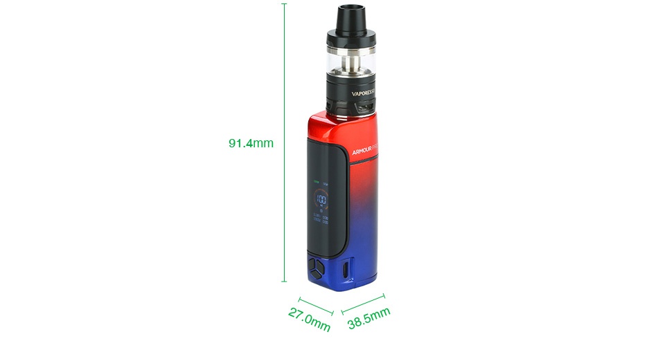 Vaporesso Armour Pro 100W TC Kit with Cascade Baby 91 4mm