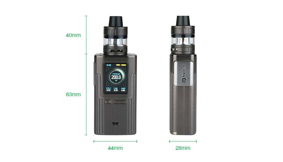 Joyetech ESPION 200W with ProCore X TC Kit 40mm 83mr 44mm 28mm