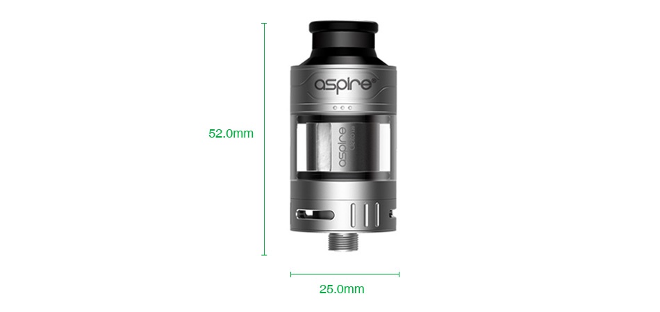 Aspire Cleito 120 Pro Subohm Tank 3ml/2ml adore 52 omm 25 0mm