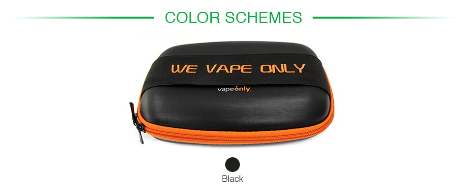 VapeOnly E-cig Carry Case COLOR SCHEMES WE VAF oNUY vapeonly