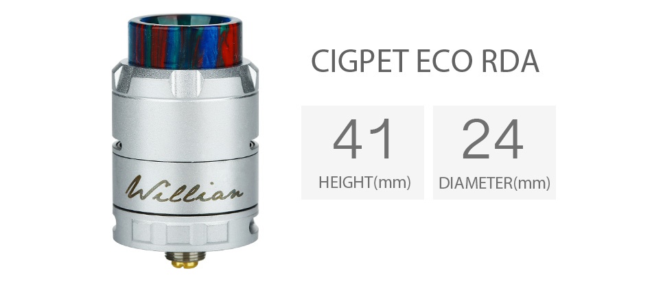 CIGPET ECO RDA CIGPETECO RDA 4124 HEIGHT mm  DIAMETER mm