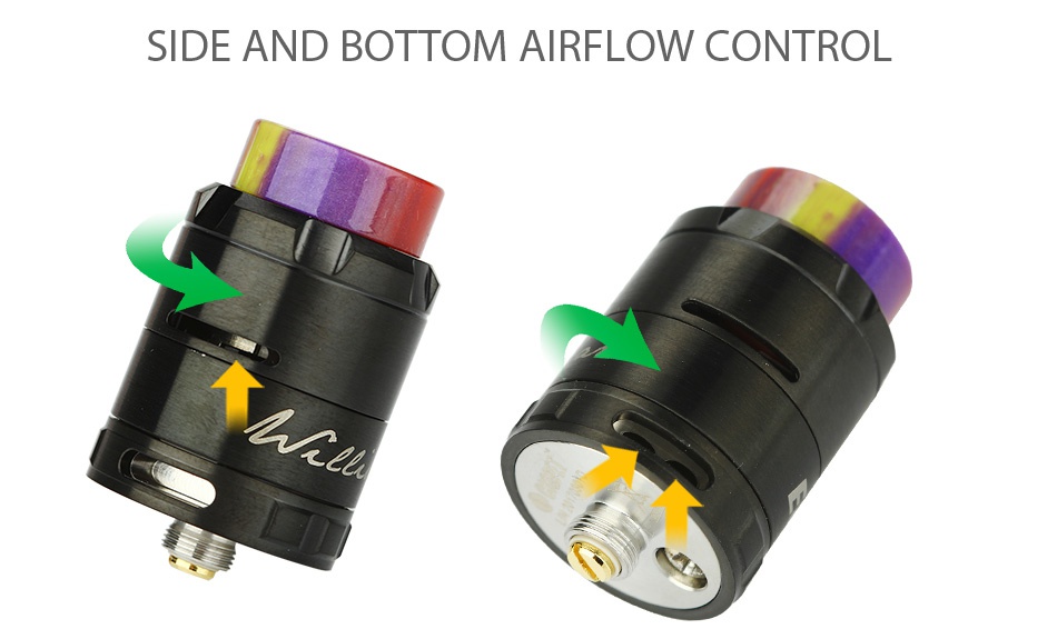 CIGPET ECO RDA SIDE AND BOTTOM AIRFLOW CONTROL