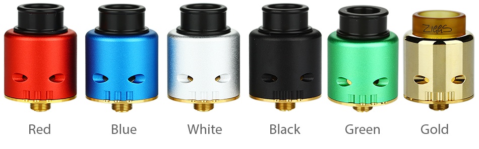 Advken Ziggs 24mm RDA V2 Red Blue Black Green Gold