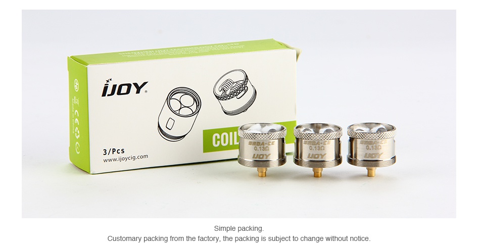 IJOY COMBO SRDA Coil 3pcs I IJoY COIL 3 Pc5 tomary packi the factory  the hange wi