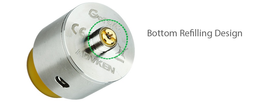 Advken Gorge RDA Bottom Refilling desian