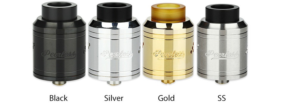 GeekVape Peerless RDA Special Edition Black Silver Gold SS