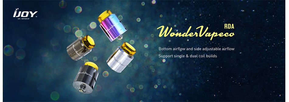 Wondervape RDA Wondeiva RDA areco Bottom airflow and side adjustable airflow