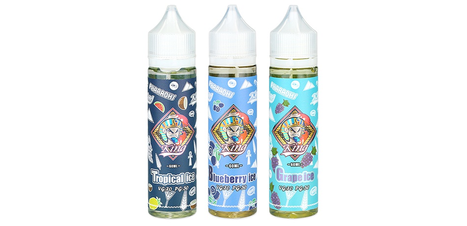 KING Premium PG+VG E-liquid E-juice 60ml Topical ice lueberryice