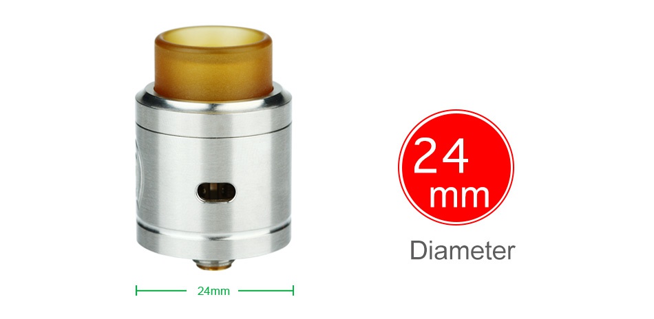 WOTOFO VAPOROUS RDA 24 mm Diameter 24mn