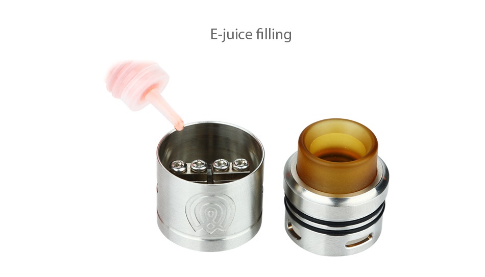 WOTOFO VAPOROUS RDA E juice filling e sIs