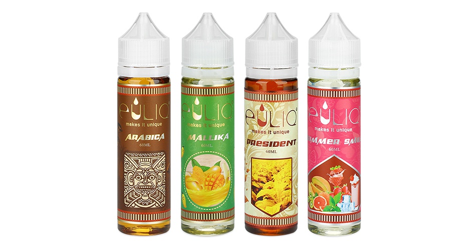 eULIQ PG+VG Premium E-liquid E-juice 60ml m mmmmmml mmm mm ARABICA MALLIN PpesIDENT MeR sA l C m lMmmmlIL