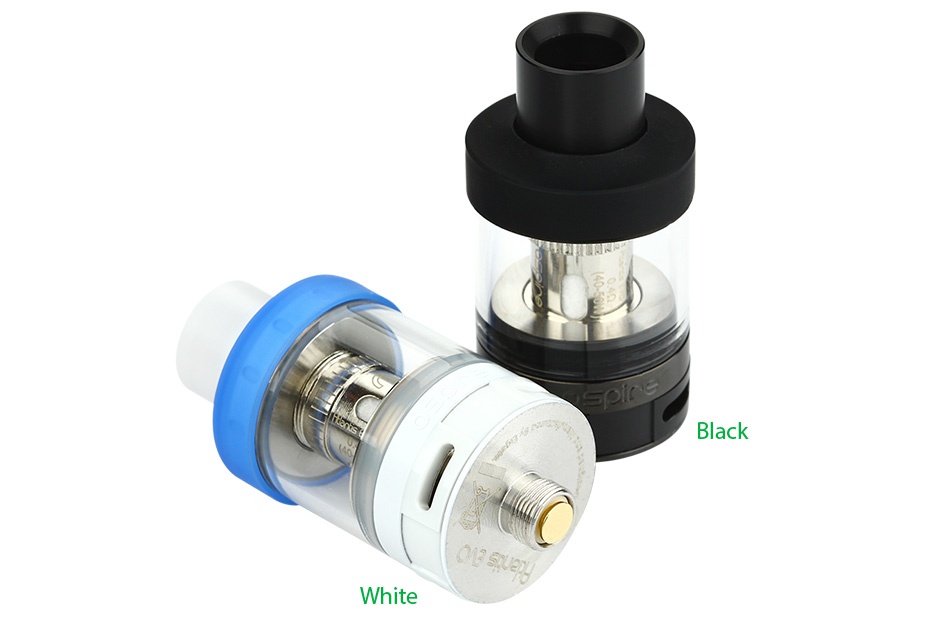 Aspire Atlantis EVO Extended Tank Kit with 4ml Replacement Tube Black White