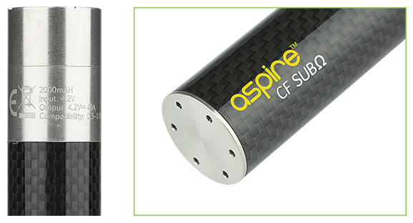 Aspire CF Subohm Battery 40A 2000mAh 0s e C