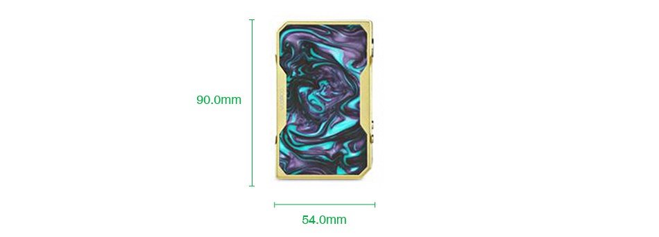 VOOPOO DRAG 157W TC Box MOD Gold Edition 90 omm 54 omm