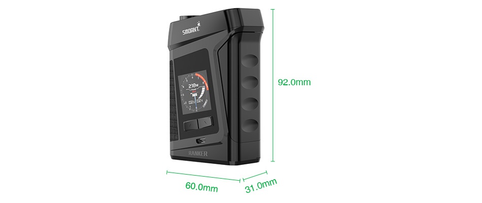 Smoant Ranker 218W TC Box MOD 92 0mm ANKER 600 om m