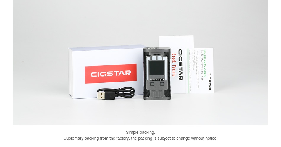 Cigstar Greek Temple 230W TC Box MOD CIGSTA