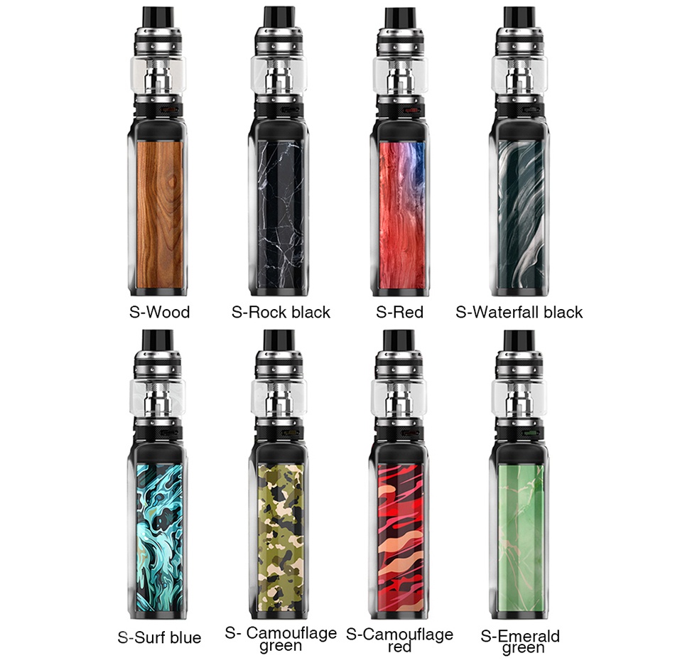 VOOPOO Vmate 200W TC Kit with UFORCE T1 ood S Rock black S Red S Waterfall black S Surf blue S Camouflage S Camouflage S Emerald green red green