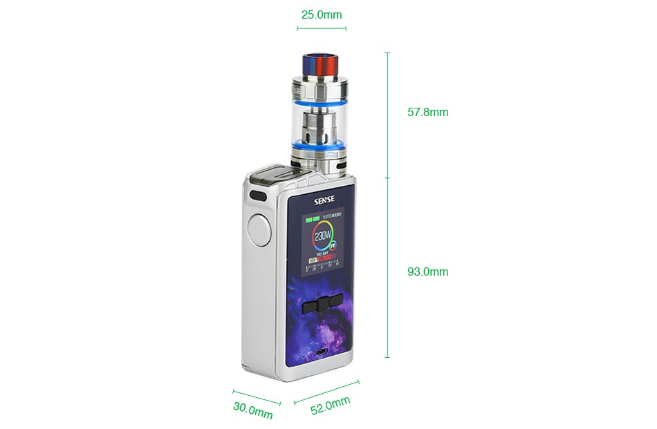 Linkedvape Classic Arrow 230W TC Kit 25 0mr 578mm 93 0mm m