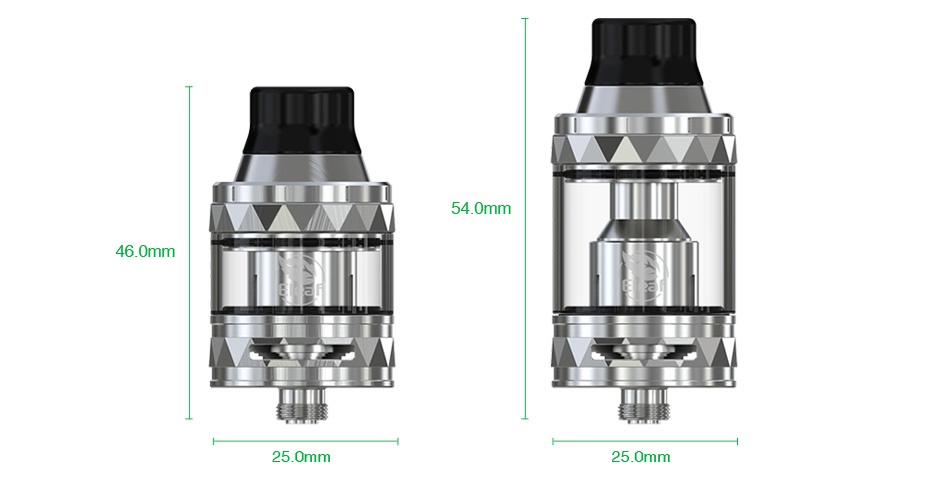 Eleaf ELLO TS Atomizer 2ml/4ml 540mm 46 0mm 25 0mm 25 0mm