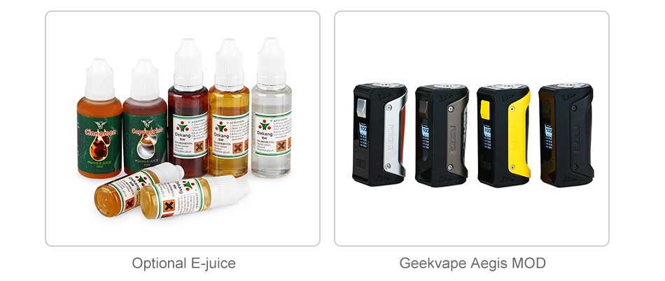 GeekVape Shield Sub Ohm Tank 4.5ml Optional E juice Geekvape Aegis MOD