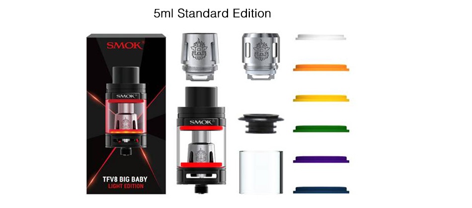 SMOK TFV8 Big Baby Light Edition Tank 5ml/2ml 5ml standard edition SMOK TFV8 BIG BABY