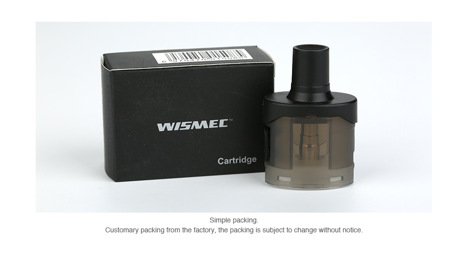 WISMEC Cartridge for Motiv POD 4ml WSMEL Cartridge Customary packing from the factory  the packing biect to change without notice