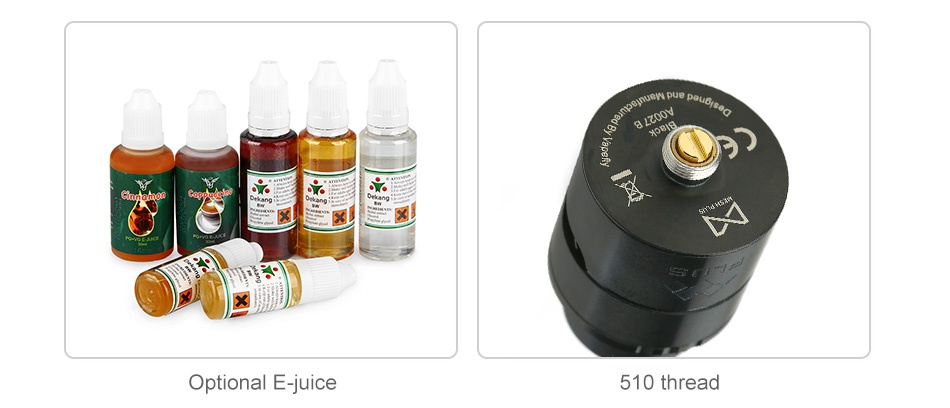 Vapefly Mesh Plus RDA Optional E juice 510 thread