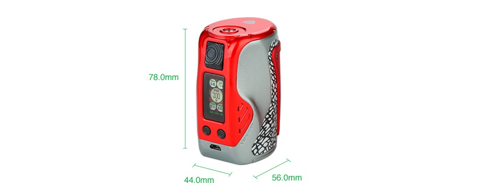 WISMEC Reuleaux Tinker 300W TC MOD 78 0 mm