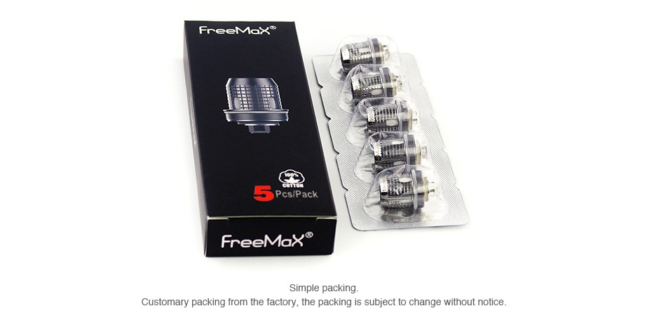 Freemax Fireluke Mesh Coil 5pcs FreeMaN   FreeMaN Simple packing Customary packing from the factory  the packing is subject to change without notice