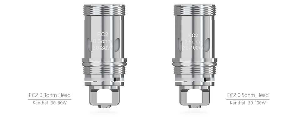 Eleaf Melo 4 Atomizer 2ml/4.5ml EC2 ohm Head EC2 0 ohm Head Kanthal 30 80W Kanthal 30 100W