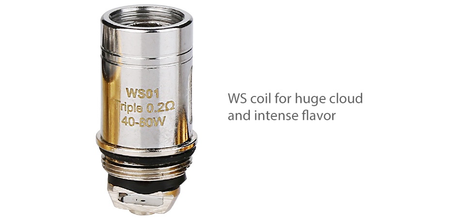 WISMEC Elabo SW Atomizer 2ml triple 0 2Q WS coil for huge cloud 40 00MN and intense flavor