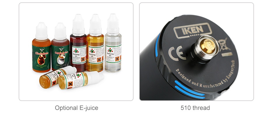 Kangertech IKEN Tank 4ml Optional E juice 510 thread