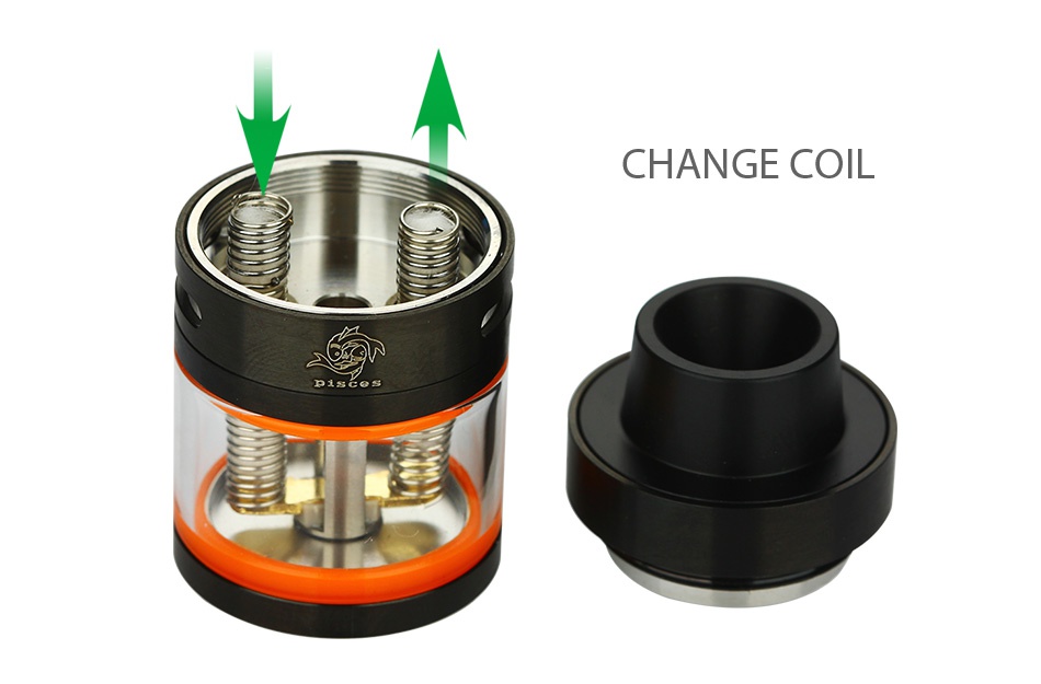 CARRYS Pisces Cloud Tank 3ml CHANGE COIL