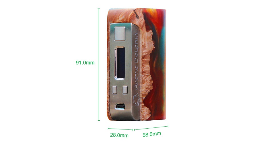 Arctic Dolphin Orion 250W Stabilized Wood TC Box MOD 28 0m 585