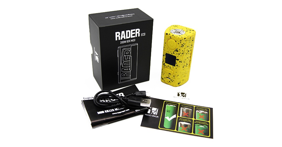 Hugo Vapor Rader ECO 200W Box MOD RADER