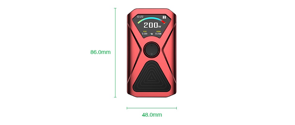 Kangertech XLUM 200W TC Box MOD 200w 200w   Red Space Grey 200w 200 200v Rainbow silver black Blue