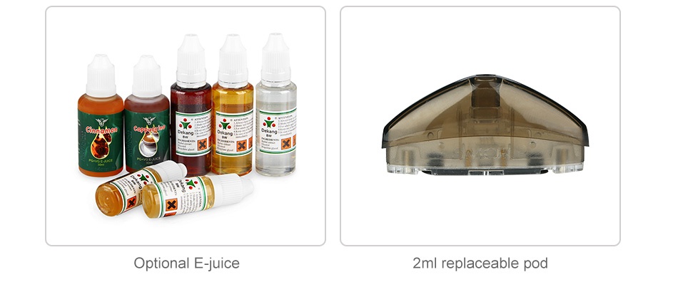 SMOK Rolo Badge Starter Kit 250mAh Optional E juice 2ml replaceable pod