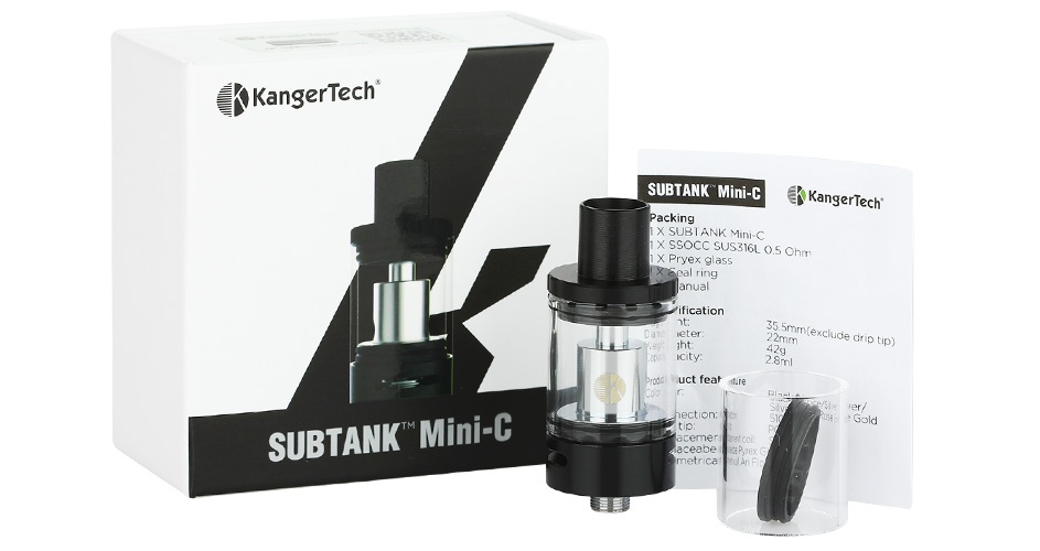 Kangertech Subtank Mini-C Cartomizer 3ml rANger SUBTANK Mini cEKangerTech 1BTANK  Mini C