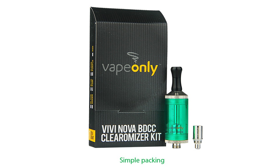VapeOnly VIVI NOVA BDCC Clearomizer 3.5ml Vapeon y   CLEAROMIZER K  II NOVA BDCC Simple packing